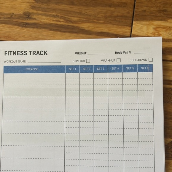 Wellness and fitness planner and meal planner with grocery list bundle - Picture 9 of 10